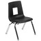 Flash Furniture Advantage Black Student Stack School Chair, 12" ADV-SSC-12BLK - alternate 5